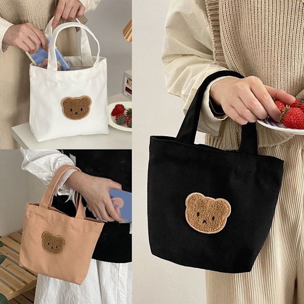 Mini tygväska Handväskor KHAKI khaki
