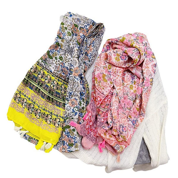 Silk Scarf Beach Shawl 1 1 1