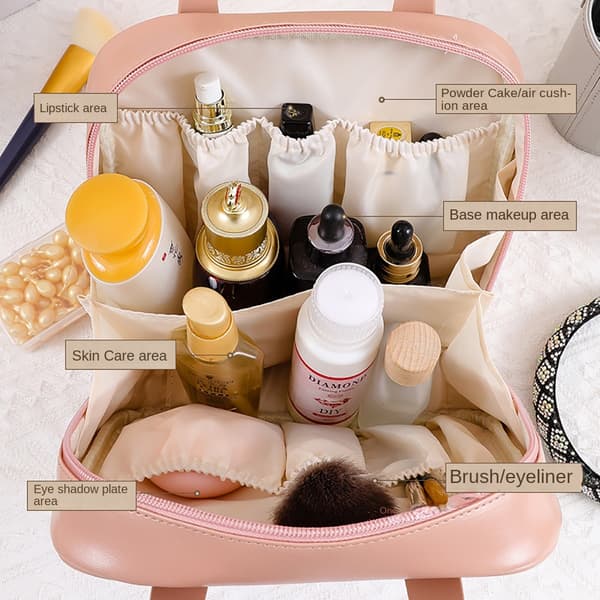 Makeuptaske Kosmetiktaske HVID white