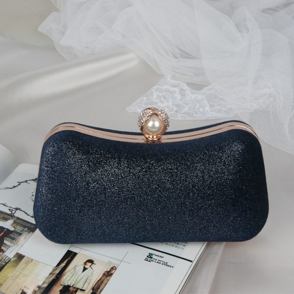 Bronzing Bankettväska Single Shoulder Chain Bag APRICOT Apricot