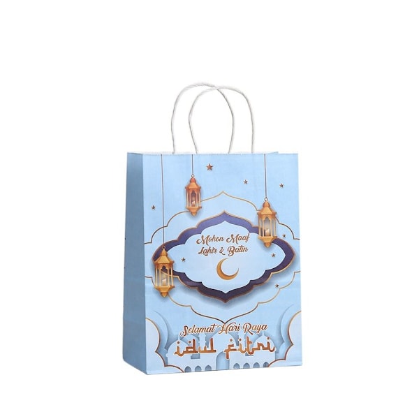 6st Eid Mubarak presentpåse Candy Cookie Bag STIL 3 STIL 3 Style 3