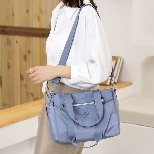 Skuldertaske Crossover-taske LYSEBLÅ light blue