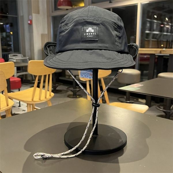 Fiskarhatt for barn, turhatter, GRÅ grey