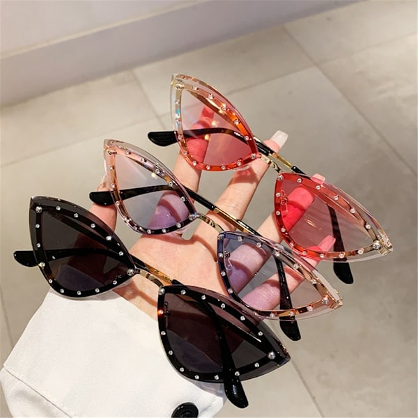 Cat Eye Solbriller Indfattede skærme GRADIENT PINK GRADIENT PINK Gradient Pink