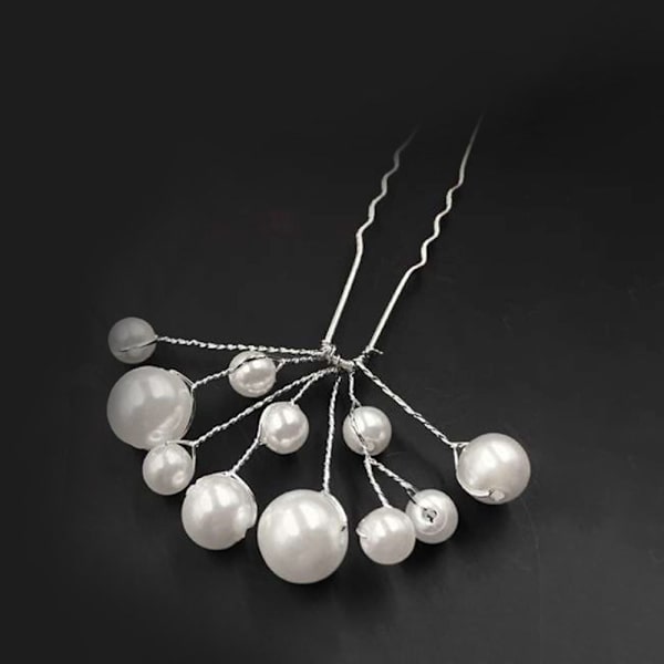 Pearl Flower Hårnål Stick Brude Hårnål 11 11 11