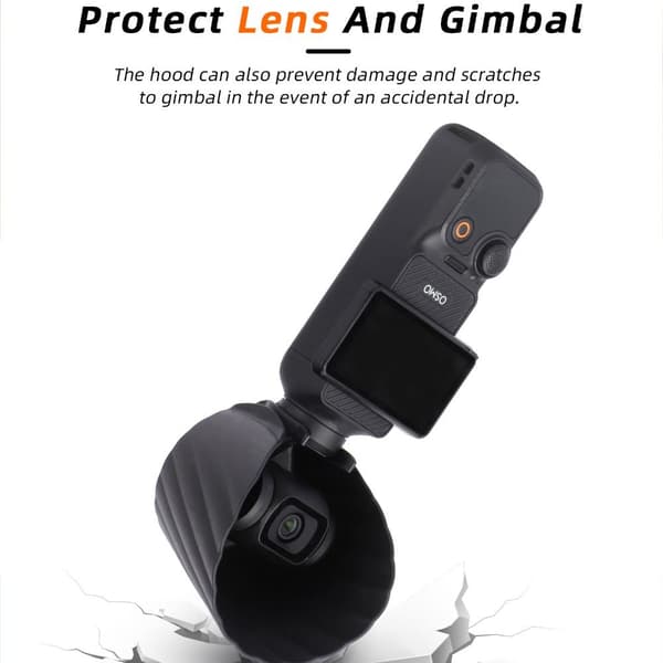 Objektiv Solblænde Solhætte Lens Sunshade