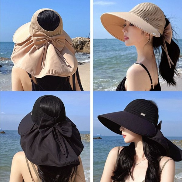 Stor brätte solskyddshatt Strandsolhatt FÄRG 1 FÄRG 1 Color 1