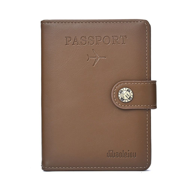 Pas Cover Passport Holder Case KAFFE Coffee