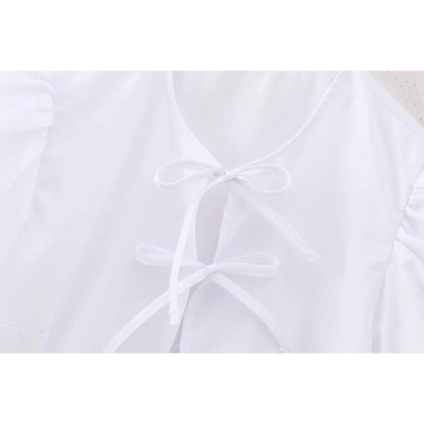 Bouse skjorte dame topp HVIT L White L