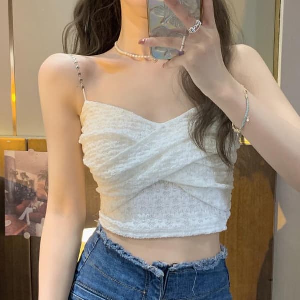 Sling-tanktop SORT Black