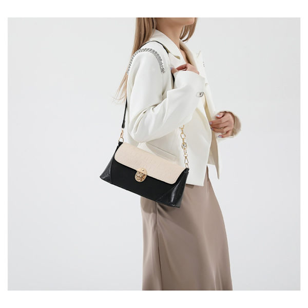 Axelväska Messenger Bag VIT White