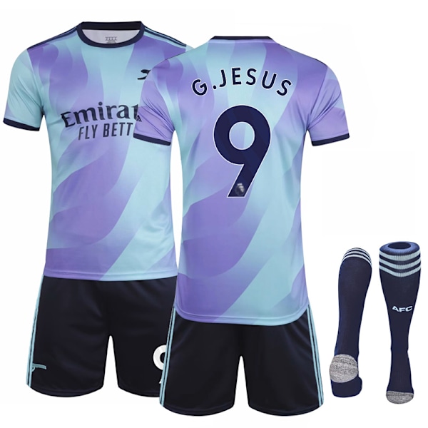 2024-2025 Arsenal Aawy Børne/Voksen Fodboldtrøje Jersey Nr. 9 Jesus 18