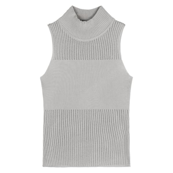 Rei'itetty Seksikäs Neuletoppi HARMAA Grey