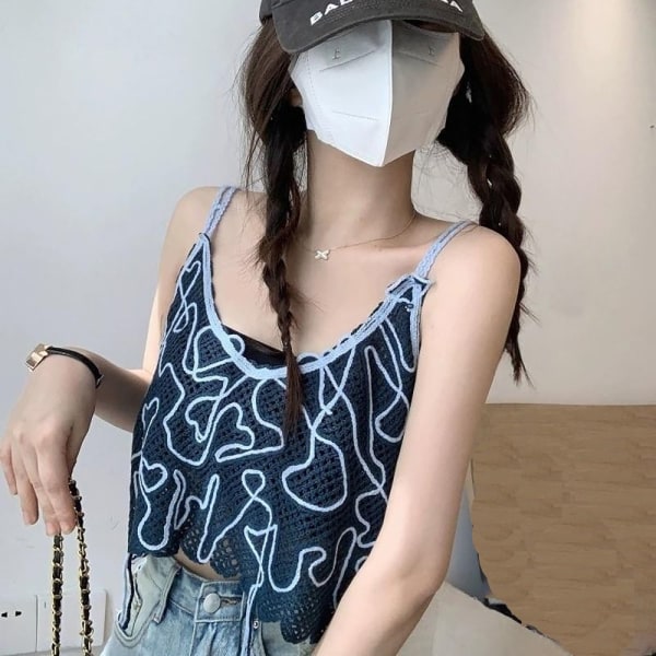 Strappy Tank Topit Hottie Sling SININEN BLUE