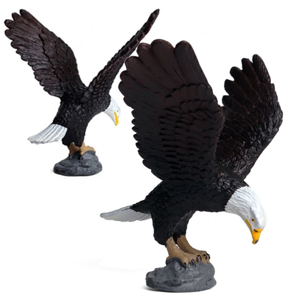 Naturtro ørn Model Simulering Raptor Figurer Wildlife Bird