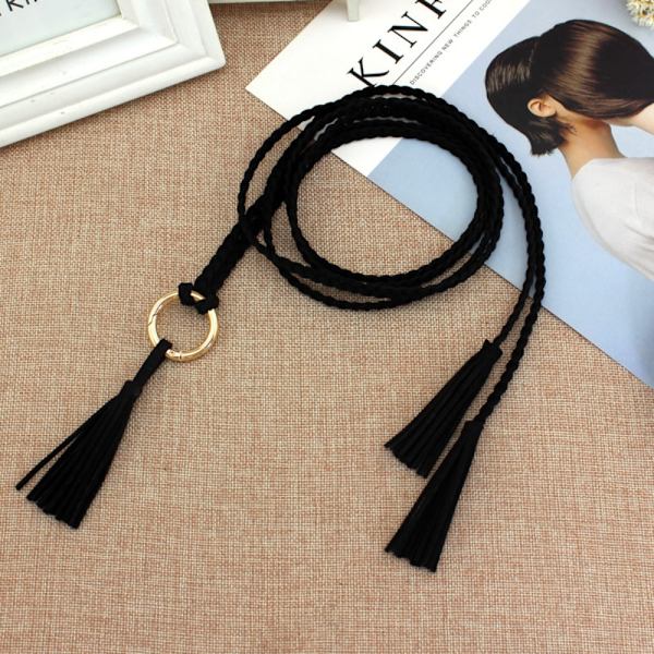 Solmittu Wais Chain Tupsut Puuvilla Vyötärököysi CAMEL Camel