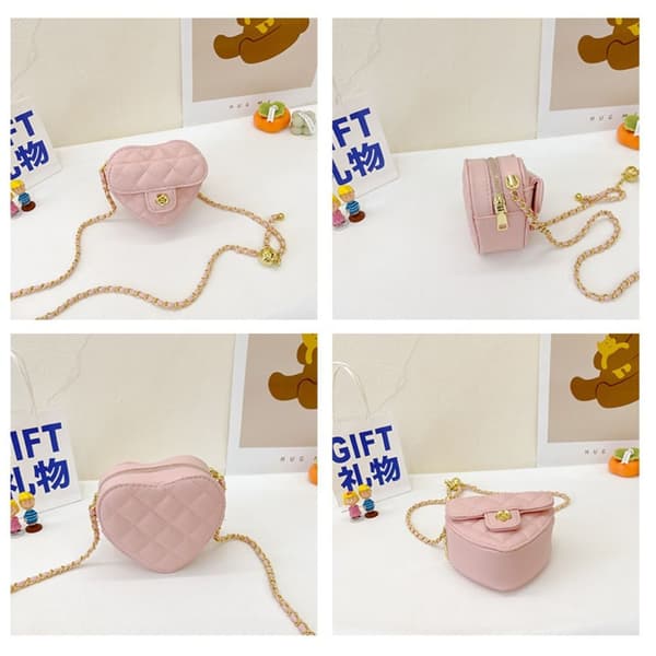 Mini Skulderveske for Jenter ROSA pink