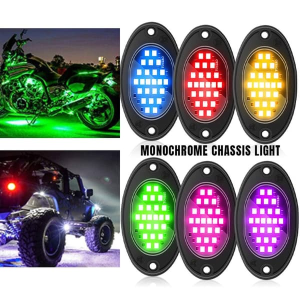 Fordon chassi ljus Bil underrede LED Ljus VIT White 24 Led