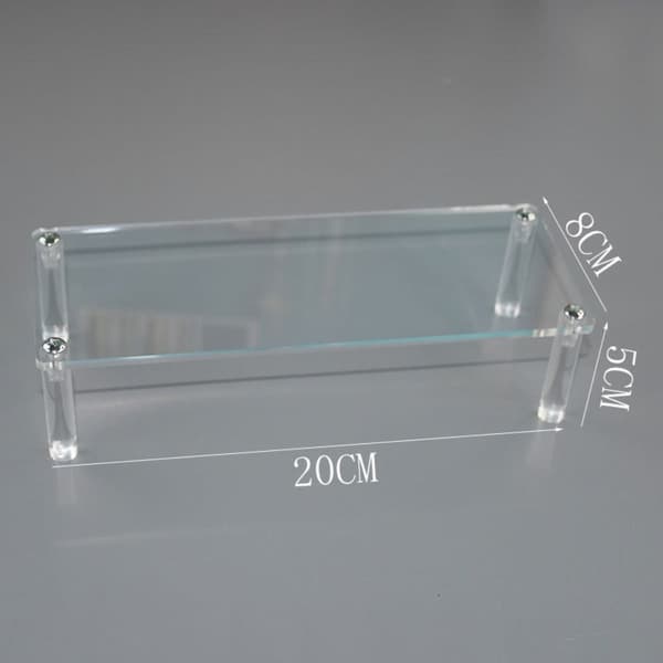 Akryl Display Stativ Figur Hylle 40X10CM FIRE-LAG 40X10CMFour-layer