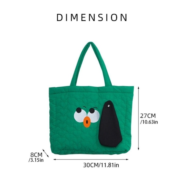 Big Eyes Cartoon Canvas Bag Print Brodery Handbag BB B