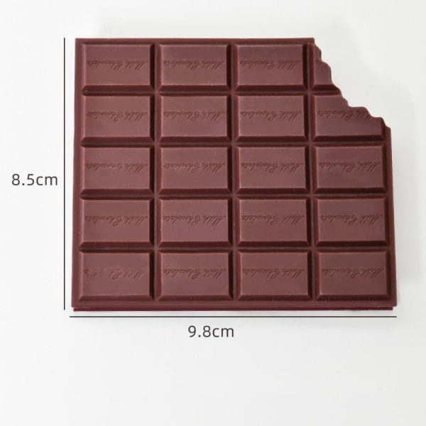 80 ark/bok Cookie Anteckningsblock Choklad Memo Pad 10 10 10