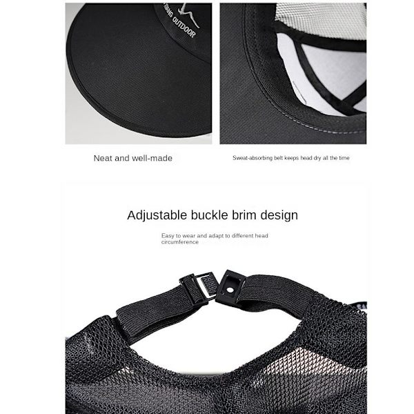 Baseball Cap Vandrehatte SORT black