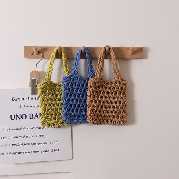 Hul Taske Mesh Taske BLÅ blue