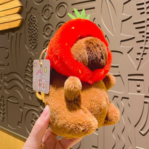 Capybara Plysch nyckelring B B B