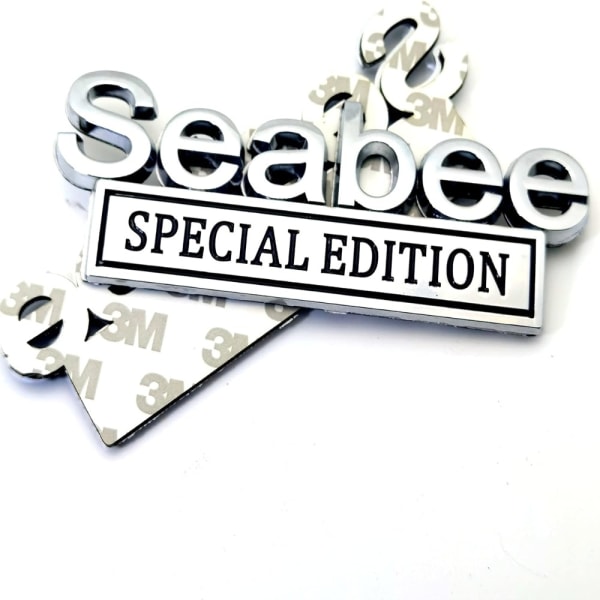 2 kpl Seabee Edition Emblem 3D Metal Car Decals Automerkkitarra