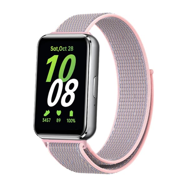 Nylon Loop Armbånd Sort Black