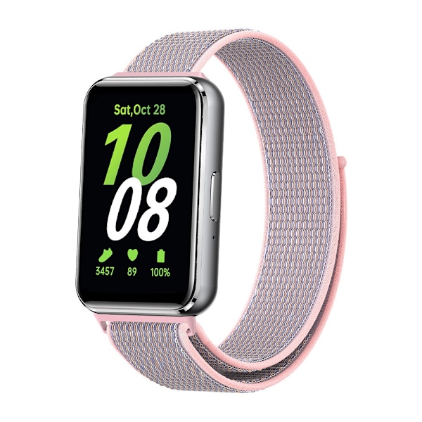 Nylon Loop Strap Armband SVART Black