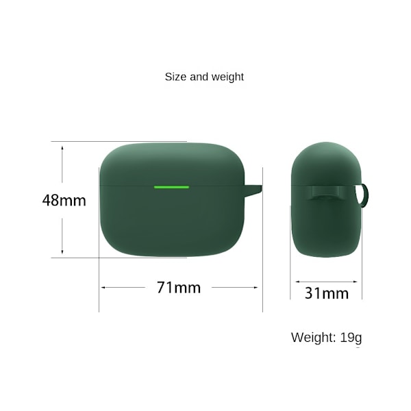 Kuulokkeiden case Kuulokkeiden cover DARK GREEN DARK GREEN Dark Green
