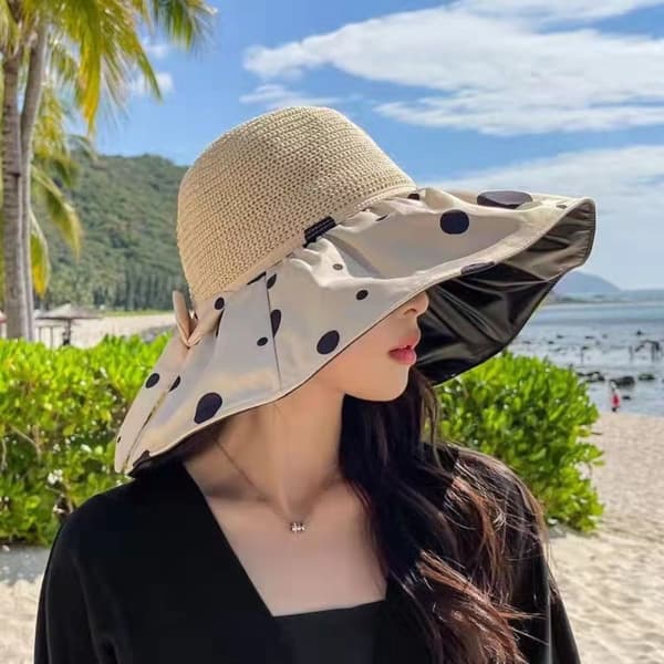 Sommar Sol Bucket Hatt Solhatt ROSA pink