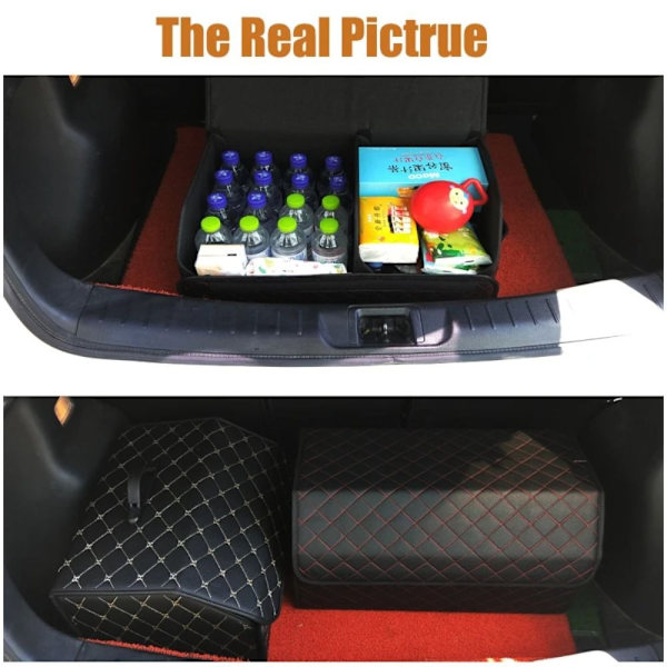 Trunk Organizer Box Værktøj Opbevaringspose KAFFE coffee