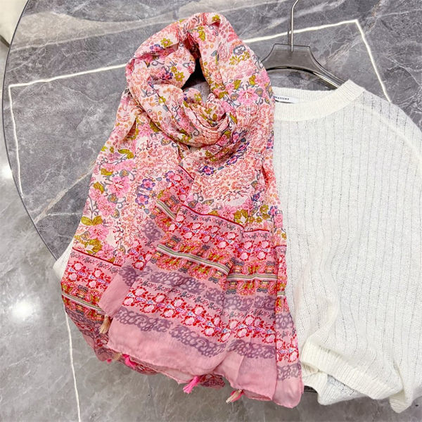Silk Scarf Beach Shawl 1 1 1
