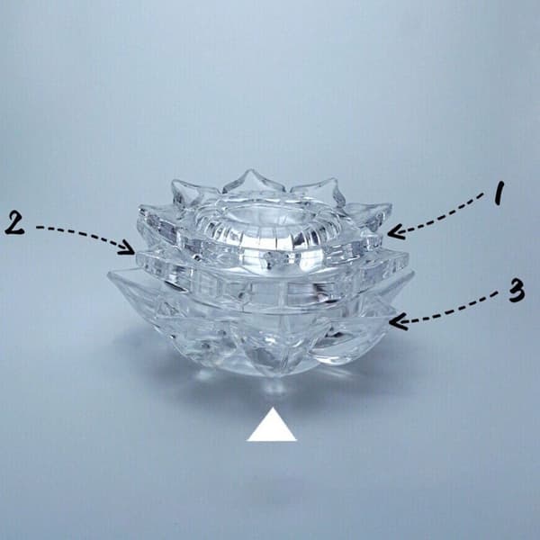 Krystalkugle Base Glas Kugleholder Krystalkugle Display Stand