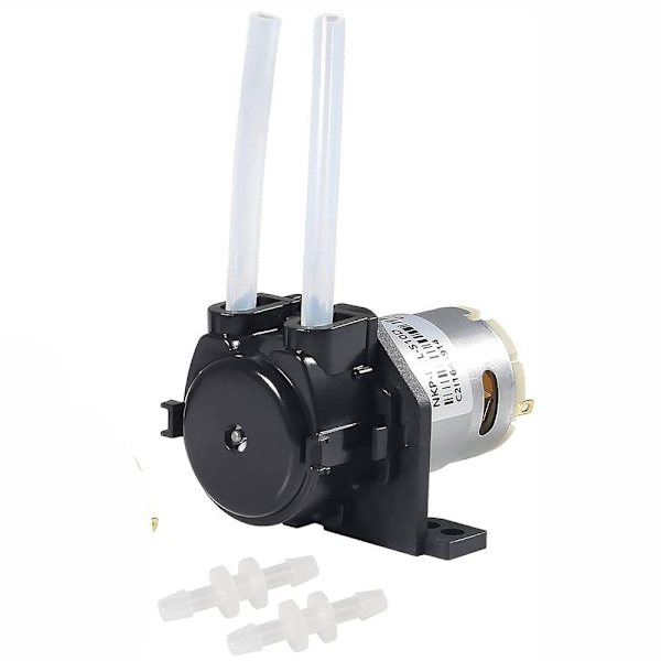 1Pc 12V DC Doseringspumpe Lab Peristaltisk hode Lavstrøm