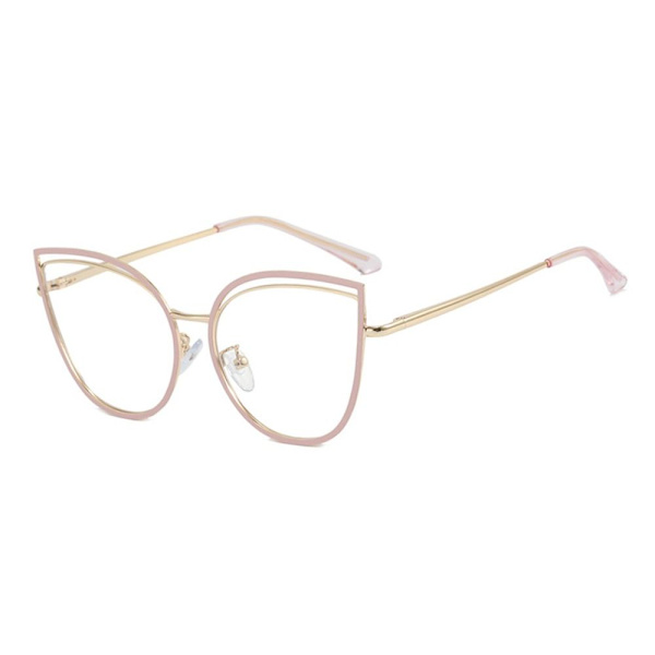 Anti-Blue Light Briller Firkantede Briller ROSA Pink