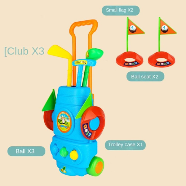 Mini Putter Golfklubb Leksaksgolfklubbor Set 1 1 1