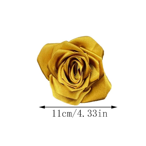 Stor blombrosch Corsage KUNGSBLÅ Royal Blue