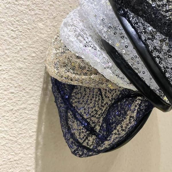 Blonde Beret Hat Almindelig Kasket SORT Black