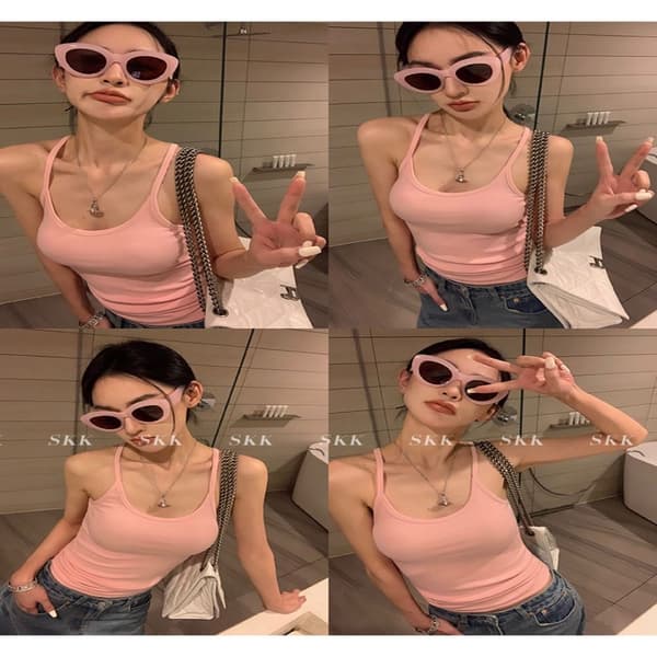 Crop Top -toppi, seksikäs, musta black