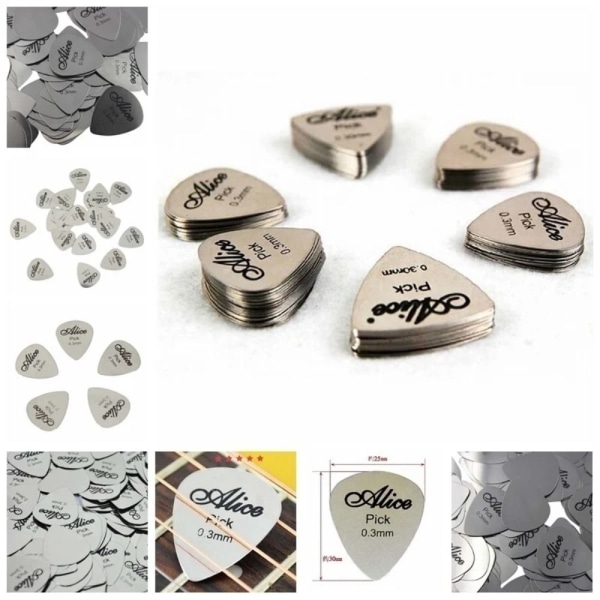 1/5 st Metallgitarrplock Akustisk gitarrplock 5st 5st 5pcs
