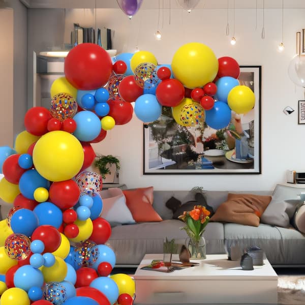 Fargerik Karneval Ballongbue