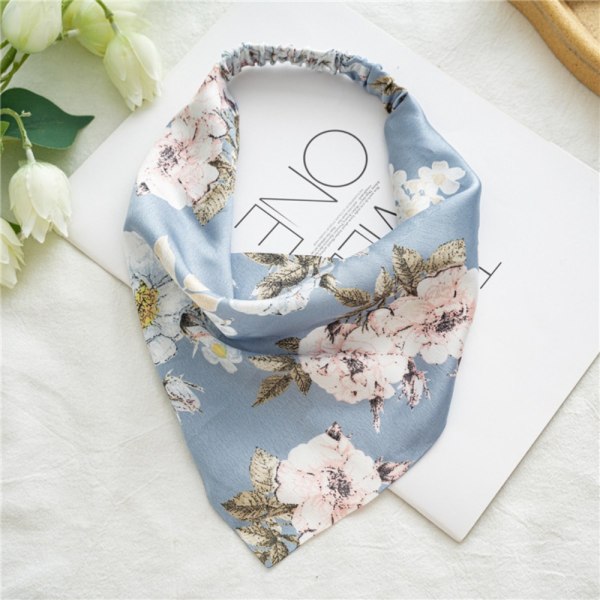 Summer Print Bandana Fashion otsanauhat SININEN Blue