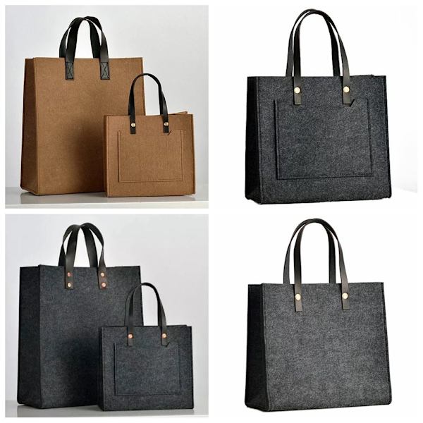 Ostoskäsilaukku Kangaskassi GREY L L Grey L-L
