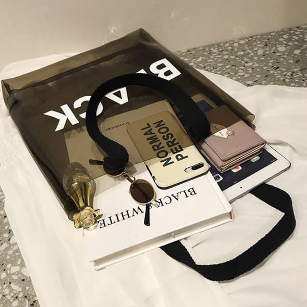 Pendlarväska Strandväska VIT White