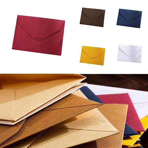 5 kpl Kirjekuoret Set Kirjepaperi VIININ PUNAINEN Wine Red
