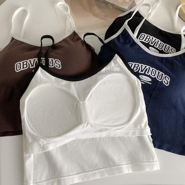 Tanktop ærmeløs vest SORT Black