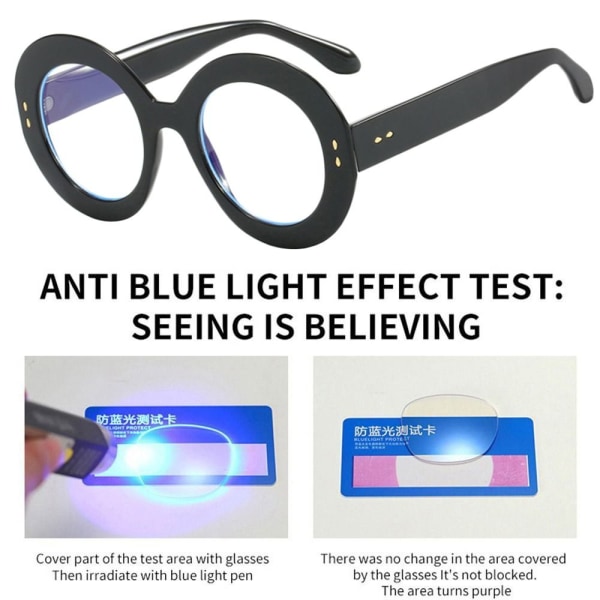 Anti-Blue Light Glasses Neliömäiset silmälasit 2 2 2